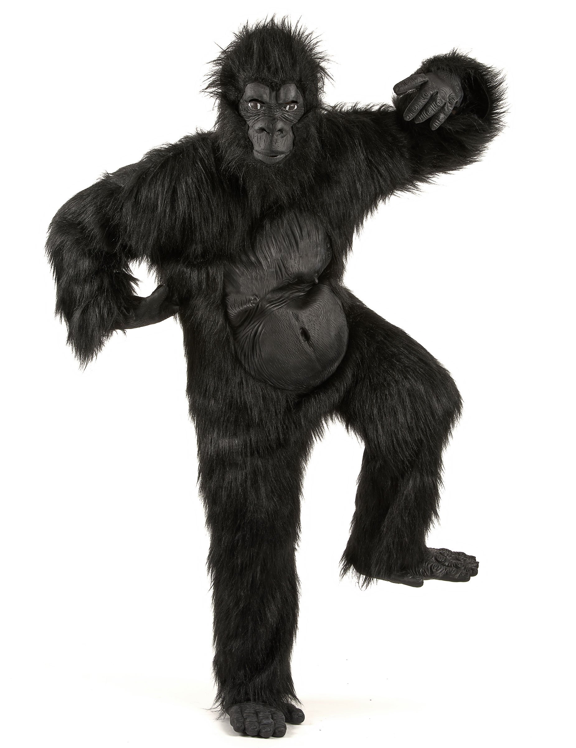 Gorilla Kostüm mit Maske schwarz Gorilla Kostüm mit Maske schwarz von KARNEVAL-MEGASTORE