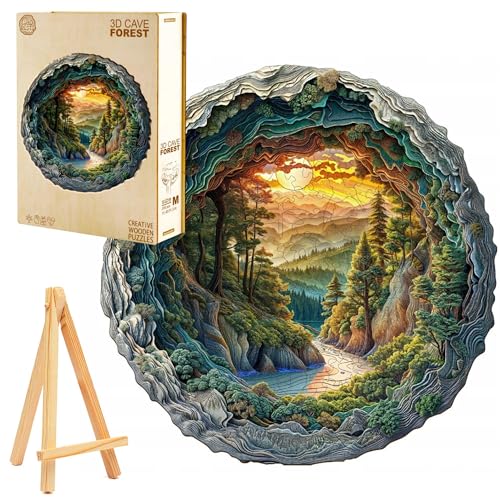 PASJO 3D-Holzpuzzle für Erwachsene 300 Teile Berwald inkl. Mini-Holzstaffelei und Holzbox Puzzeln für Freunde der Familie PASJO 3D-Holzpuzzle für Erwachsene 300 Teile Berwald inkl. Mini-Holzstaffelei und Holzbox Puzzeln für Freunde der Familie von PASJO