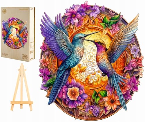 PASJO - Holzpuzzle Erwachsene mit Mandalamotiv 280 Teile 34x33,4 cm - Geschenkidee für Kinder - Holz Puzzle Mandala - Einzigartige Tierförmige Holz-Puzzle - Creative Jigsaw aus Holz für Erwachsene PASJO - Holzpuzzle Erwachsene mit Mandalamotiv 280 Teile 34x33,4 cm - Geschenkidee für Kinder - Holz Puzzle Mandala - Einzigartige Tierförmige Holz-Puzzle - Creative Jigsaw aus Holz für Erwachsene von PASJO