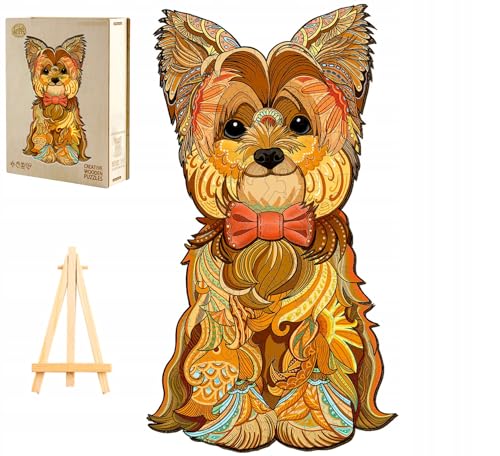 PASJO Holzpuzzle mit Hundemotiv 289 Teile 45x25 cm Geschenkidee für Kinder Puzzle Hund Einzigartige Tierförmige Holz-Puzzle Creative Jigsaw aus Holz für Erwachsene PASJO Holzpuzzle mit Hundemotiv 289 Teile 45x25 cm Geschenkidee für Kinder Puzzle Hund Einzigartige Tierförmige Holz-Puzzle Creative Jigsaw aus Holz für Erwachsene von PASJO