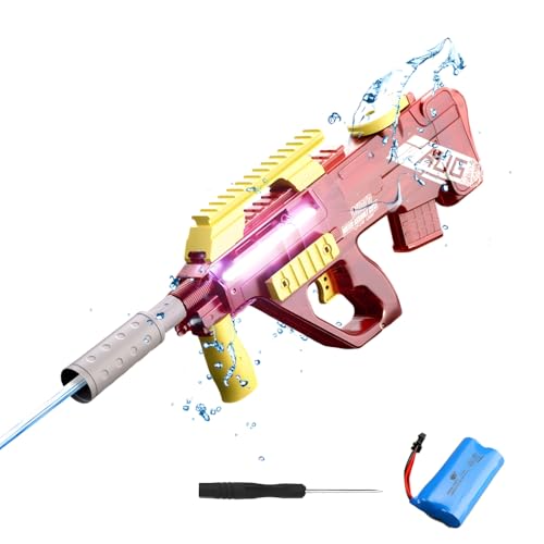 Wasserpistole Elektrisch mit USB Wiederaufladbar Batterie, Automatische Wasserpistole Elektrisch,Water Gun Elektrisch,Hoher Kapazität Wasserpistole,Reichweite beträgt etwa 8-10m von PASLFC