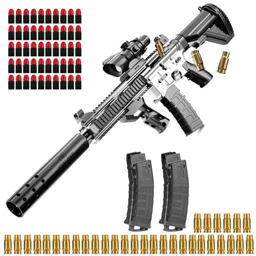 Spielzeugpistolen für Kinder, Soft Bullet Gun M416, Pistole Spielzeug,Pistole Kinder, Soft Bullet Toy Pistole, Schaumstoff Pistole, Spielzeugpistole für 6+ Kindergeschenke von PASLFC