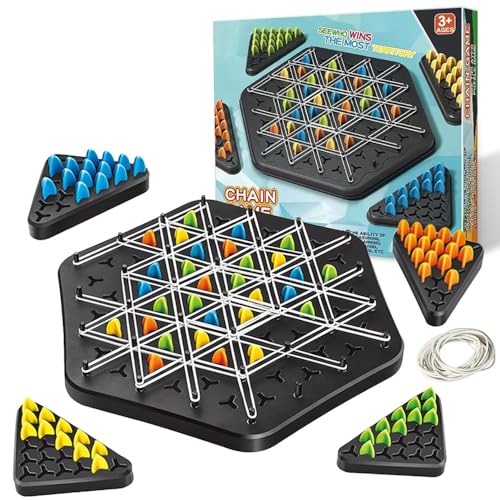 Triggle Spiel mit Gummibänder,Brain Games Triggle,Triggle-Gummiband-Spiel,Brettspiele Dreieck,Ketten Dreieck Spiel,Triggle Board Game,Triggle Spiel Kettendreieck Schachspiel,Triggle Spiel Schach Triggle Spiel mit Gummibänder,Brain Games Triggle,Triggle-Gummiband-Spiel,Brettspiele Dreieck,Ketten Dreieck Spiel,Triggle Board Game,Triggle Spiel Kettendreieck Schachspiel,Triggle Spiel Schach von PASLFC