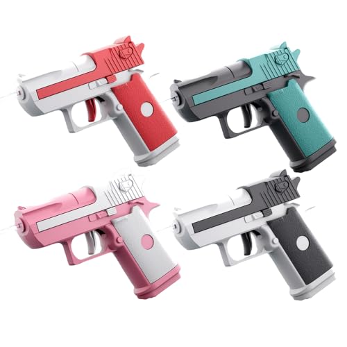 Wasserpistole Spielzeug für Kinder,4 Stück Wasserspritzpistole Klein,Mini Wasserpistolen,Premium Wasserpistolen Set,Wasser Spritzpistole Kunststoff,Wasser Spritzpistole für Sommerpartys im Freien Wasserpistole Spielzeug für Kinder,4 Stück Wasserspritzpistole Klein,Mini Wasserpistolen,Premium Wasserpistolen Set,Wasser Spritzpistole Kunststoff,Wasser Spritzpistole für Sommerpartys im Freien von PASLFC