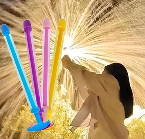Water Squirter, Feuerwerk Wasserpistole Wasserspritze Spielzeug, Romantisches Wassersprühspielzeug Im Feuerwerksstil - Schwimmbad Wasserspiel Für Kinder (A-4pcs) von PASLFC