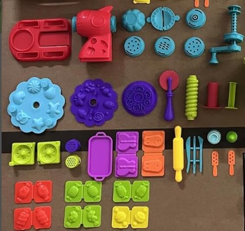 PATEMZON Knete Dough Set für Kinder, Knete Zubehör Kinder mit Aufbewahrungsbox, Spielgeld und 12 Dosen Knete, Eismaschine Nudelmaschine, Knete Set Spielzeug Geschenk für Mädchen Junge ab 3 Jahre PATEMZON Knete Dough Set für Kinder, Knete Zubehör Kinder mit Aufbewahrungsbox, Spielgeld und 12 Dosen Knete, Eismaschine Nudelmaschine, Knete Set Spielzeug Geschenk für Mädchen Junge ab 3 Jahre von PATEMZON
