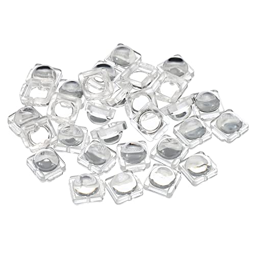 PATIKIL LED Konvexe Linse 30 Pack 60° Strahlwinkel Acryl LED Optisch Konvexe Verflüssiger Objektiv für 5050 LED Streifen Lampe Perlen von PATIKIL
