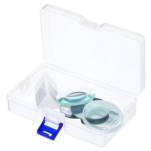PATIKIL Optische Linse 1 Set, 6 Stück Doppelkonvexlinse Doppelkonkavlinse Prismenlinse Konvexspiegel Konkavspiegel Planspiegel für den Physikunterricht, klar PATIKIL Optische Linse 1 Set, 6 Stück Doppelkonvexlinse Doppelkonkavlinse Prismenlinse Konvexspiegel Konkavspiegel Planspiegel für den Physikunterricht, klar von PATIKIL