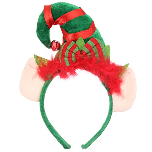 PATKAW haar zubehör haarschmuck weihnachtsdeko witzig hair jewellery Kopfschmuck für die Weihnachtskostüm-Stirnband Hut Kopfbedeckung Weihnachtselfe Kleidung Kind von PATKAW