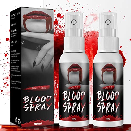 2 Stück 30ml Blut Spray, Kunstblut Spray, Accessoires, Kunstblut, Blood, rot, Vampirblut, Horror, Psycho, Halloween, Mottoparty, Karneval, Zombieblut 2 Stück 30ml Blut Spray, Kunstblut Spray, Accessoires, Kunstblut, Blood, rot, Vampirblut, Horror, Psycho, Halloween, Mottoparty, Karneval, Zombieblut von PATRICHOR