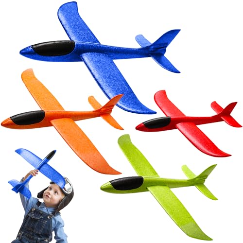 PATRICHOR 4 Stück 44cm Styroporflieger Kinder Flieger Styropor, Extra Groß Flugzeug Styropor Wurfgleiter, Flugzeug Kinder, Segelflugzeug Kinder, Flugzeug Spielzeug PATRICHOR 4 Stück 44cm Styroporflieger Kinder Flieger Styropor, Extra Groß Flugzeug Styropor Wurfgleiter, Flugzeug Kinder, Segelflugzeug Kinder, Flugzeug Spielzeug von PATRICHOR