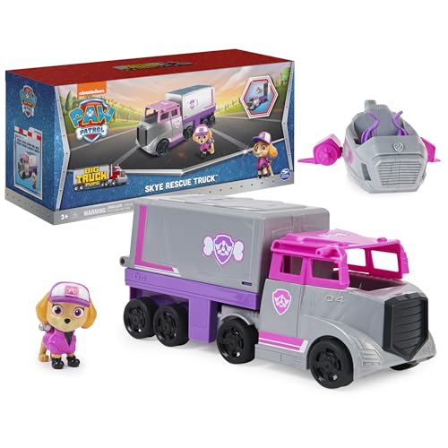 Paw Patrol, Big Truck Pups, Spielzeug-LKW verwandelt Sich von Skye mit Sammelfigur, Spielzeug für Kinder ab 3 Jahren Paw Patrol, Big Truck Pups, Spielzeug-LKW verwandelt Sich von Skye mit Sammelfigur, Spielzeug für Kinder ab 3 Jahren von PAW PATROL