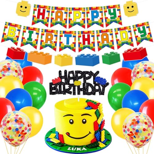 7. Geburtstag Bausteine Party Deko, 7 Geburtstagsdeko Jungen, 7 Kindergeburtstag Deko Bausteine, Bausteine Luftballon Folienballon Bausteine, Happy Birthday Deko, Building Blocks Theme Party Supplies 7. Geburtstag Bausteine Party Deko, 7 Geburtstagsdeko Jungen, 7 Kindergeburtstag Deko Bausteine, Bausteine Luftballon Folienballon Bausteine, Happy Birthday Deko, Building Blocks Theme Party Supplies von PATYVOR