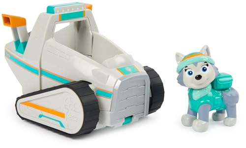 PAW PATROL, Schneemobil mit Everest-Figur & Luftkissenboot mit Zuma-Figur (Sustainable Basic Vehicle/Basis Fahrzeug), Spielzeug für Kinder ab 3 Jahren von PAW PATROL