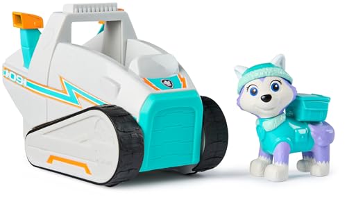 PAW PATROL, Schneemobil mit Everest Spielfigur (Sustainable Basic Vehicle/Basis Fahrzeug), Spielzeug für Kinder ab 3 Jahren von PAW PATROL