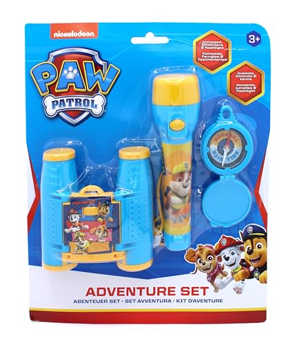 Joy Toy Patrol 1512093 Adventureset, Fernglas, Kompass und Taschenlampe, bunt von Joytoy