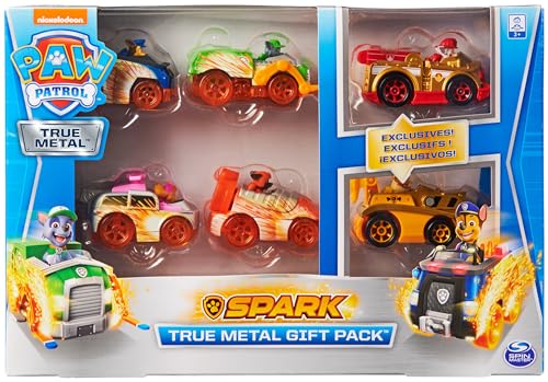 PAW Patrol True Metal Geschenkset mit sechs Metall - Fahrzeugen - Spark Version von PAW PATROL