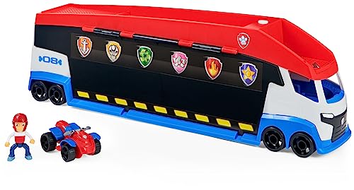 Paw Patrol, 10. Jubiläum, Teamfahrzeug Paw Patroller im aktualisierten Design, inkl. Ryder Figur und 1 Basis Fahrzeug, ab 3 Jahren von Paw Patrol