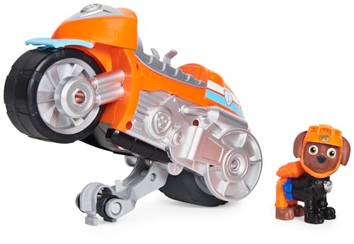 PAW PATROL Moto Pups Zumas Motorrad mit Spielfigur, Fahrzeug mit Rückzugs- und Wheelie-Funktion, ab 3 Jahren, Basis Fahrzeug (Basic Vehicle) von PAW PATROL