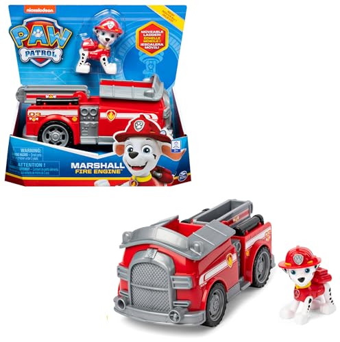 PAW Patrol, Feuerwehr-Fahrzeug mit Marshall-Figur (Basic Vehicle/Basis Fahrzeug), Spielzeugauto, ab 3 Jahren von PAW PATROL