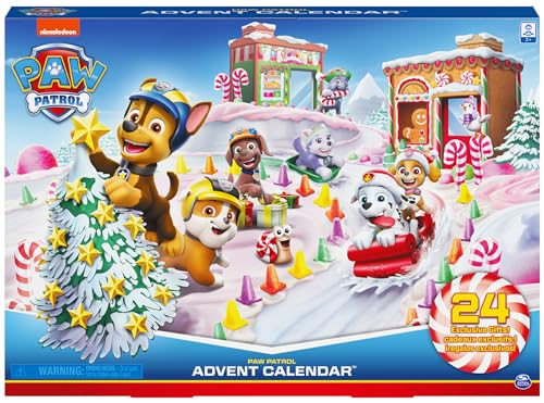 PAW PATROL Adventskalender 2020 mit Sammelfiguren und Winterlandschaft von PAW PATROL