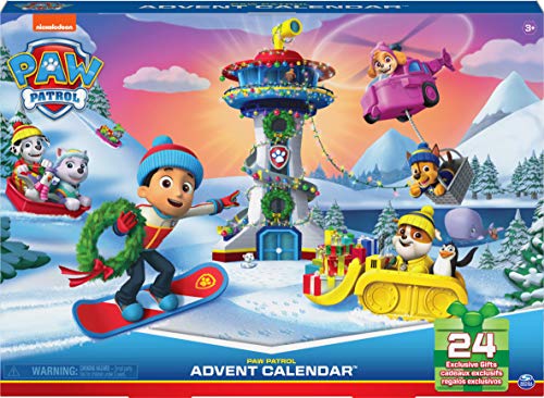 PAW PATROL Adventskalender 2021 mit 24 exklusiven Spielzeugfiguren und Zubehör, ab 3 Jahren PAW PATROL Adventskalender 2021 mit 24 exklusiven Spielzeugfiguren und Zubehör, ab 3 Jahren von PAW PATROL