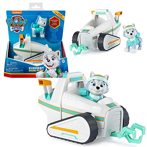 PAW PATROL Auswahl Einsatzfahrzeuge | Basic Fahrzeuge mit Spielfiguren, Figur:Everest von Paw Patrol