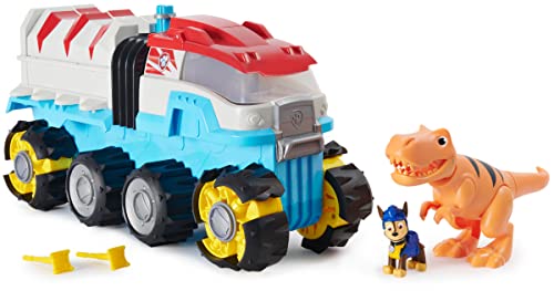 PAW PATROL Dino Rescue Dino Patroller Teamfahrzeug mit Motorenantrieb, Chase Figur und großem Dinosaurier, ab 3 Jahren, batteriebetrieben, mit Geräuscheffekten und Platz für Basis Fahrzeuge PAW PATROL Dino Rescue Dino Patroller Teamfahrzeug mit Motorenantrieb, Chase Figur und großem Dinosaurier, ab 3 Jahren, batteriebetrieben, mit Geräuscheffekten und Platz für Basis Fahrzeuge von PAW PATROL