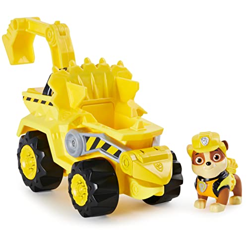 PAW PATROL Dino Rescue Rubbles Basis Fahrzeug mit Rückzieh-Mechanismus, inklusive Hundefigur und Überraschungs-Dino, Spielzeug für Kinder ab 3 Jahren PAW PATROL Dino Rescue Rubbles Basis Fahrzeug mit Rückzieh-Mechanismus, inklusive Hundefigur und Überraschungs-Dino, Spielzeug für Kinder ab 3 Jahren von PAW PATROL