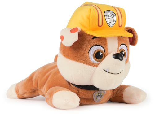 PAW PATROL GUND Rubble Plush, Official Lounging Rubble Plush Toy, Weighted Stuffed Animal, Sensory Toy for Ages 1 and Up, 8” PAW PATROL GUND Rubble Plush, Official Lounging Rubble Plush Toy, Weighted Stuffed Animal, Sensory Toy for Ages 1 and Up, 8” von PAW PATROL