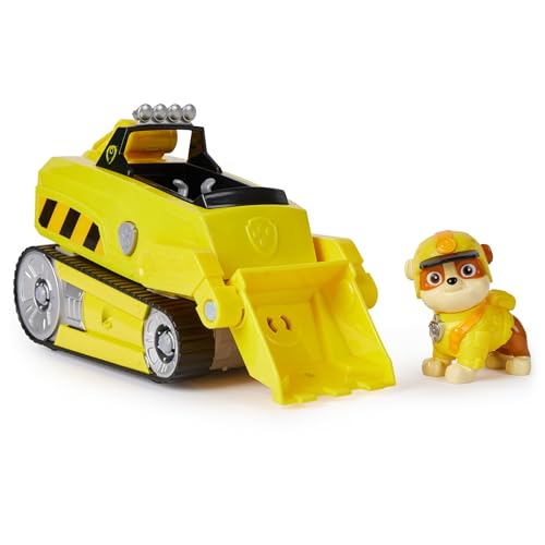 PAW PATROL Jungle Pups – Nashorn-Fahrzeug mit Rubble-Figur (Basis Fahrzeug), Spielzeug für Kinder ab 3 Jahren von PAW PATROL