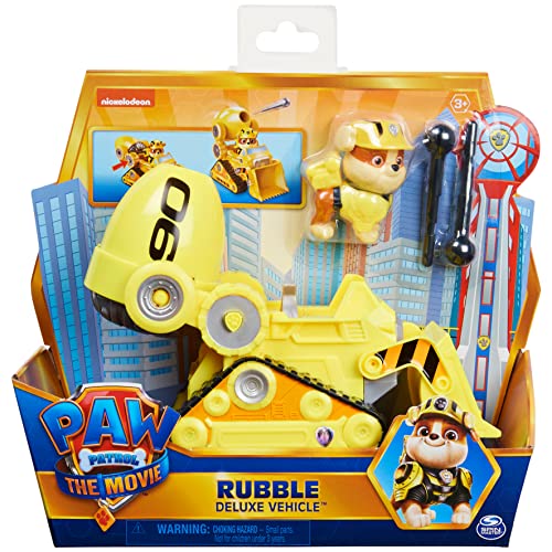 PAW PATROL Rubbles Deluxe Basis Fahrzeug aus dem Kinofilm mit Hundefigur, Spielzeugauto, ab 3 Jahren PAW PATROL Rubbles Deluxe Basis Fahrzeug aus dem Kinofilm mit Hundefigur, Spielzeugauto, ab 3 Jahren von PAW PATROL