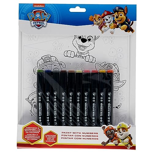 PAW PATROL Schreibset, Malen nach Zahlen für Kids, bunt, Farben-Malen-nach-Zahlen-Set, Kind, unisex, Mehrfarbig, Cartoon, Kunststoff, unpowered, manuell, Schreibset PAW PATROL Schreibset, Malen nach Zahlen für Kids, bunt, Farben-Malen-nach-Zahlen-Set, Kind, unisex, Mehrfarbig, Cartoon, Kunststoff, unpowered, manuell, Schreibset von PAW PATROL