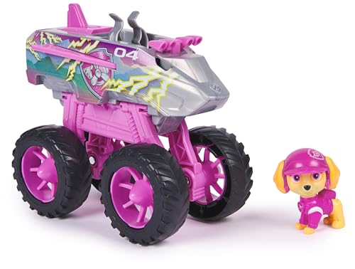 PAW PATROL Rescue Wheels - Skyes Flug-Monstertruck mit Verwandlung in Jet-Modus und Skye Hundefigur, Spielzeug für Kinder ab 3 Jahren von PAW PATROL
