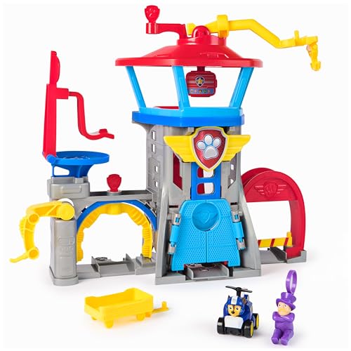 PAW PATROL Air Rescue - Pup Squad Flughafen Tower mit Fahrzeugstarter, Chase-Pup Squad Racer und Bürgermeister Figur, Spielzeug für Kinder ab 3 Jahren PAW PATROL Air Rescue - Pup Squad Flughafen Tower mit Fahrzeugstarter, Chase-Pup Squad Racer und Bürgermeister Figur, Spielzeug für Kinder ab 3 Jahren von PAW PATROL