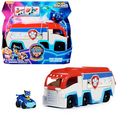 PAW PATROL, Pup Squad Patroller Teamfahrzeug mit Chase-Spielzeugauto, Spielzeug geeignet für Kinder ab 3 Jahren von PAW PATROL