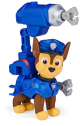 PAW PATROL: Der Mighty Kinofilm, Spielfigur mit aufsteckbarem Rucksack und 2 Geschossen, unterschiedliche Charaktere, Spielzeug geeignet für Kinder ab 3 Jahren von PAW PATROL