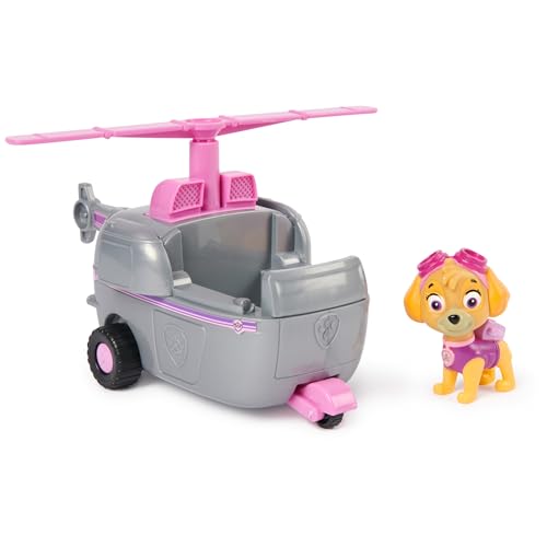 PAW PATROL, Helikopter mit Skye-Figur (Sustainable Basic Vehicle/Basis Fahrzeug), Spielzeug für Kinder ab 3 Jahren von PAW PATROL