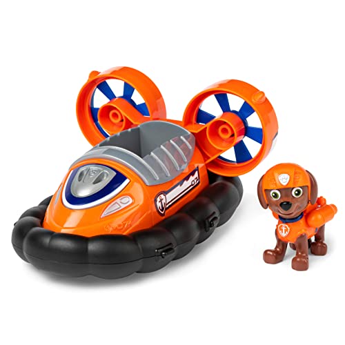 Paw Patrol, Zuma's Hovercraft, Spielzeugfahrzeug mit Sammel-Actionfigur, nachhaltig denkendes Kinderspielzeug für Jungen und Mädchen ab 3 Jahren von PAW PATROL