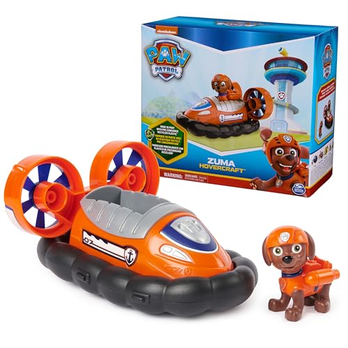Paw Patrol, Zuma's Hovercraft, Spielzeugfahrzeug mit Sammel-Actionfigur, nachhaltig denkendes Kinderspielzeug für Jungen und Mädchen ab 3 Jahren Paw Patrol, Zuma's Hovercraft, Spielzeugfahrzeug mit Sammel-Actionfigur, nachhaltig denkendes Kinderspielzeug für Jungen und Mädchen ab 3 Jahren von PAW PATROL