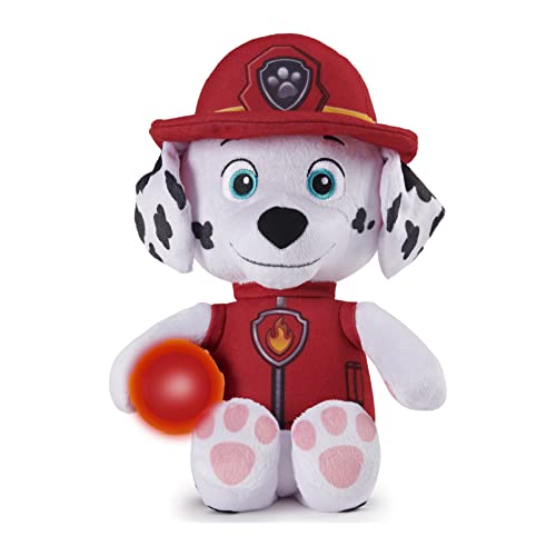 Paw Patrol 6059298, Snuggle Up Marshall Plush with Torch and Sounds, for Kids Aged 3 and Up von PAW PATROL