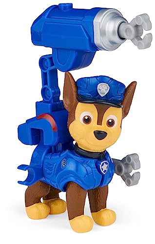 Paw Patrol, Movie Collectible Chase Action Figure with Clip-on Backpack and 2 Projectiles, Kids' Toys for Ages 3 and up von PAW PATROL
