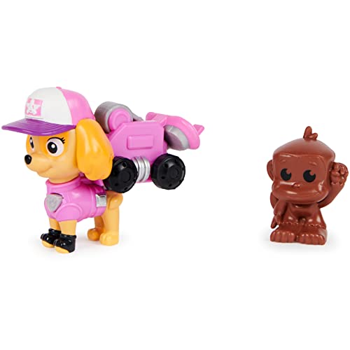 PAW PATROL 6065252, Big Truck Pups, Skye Action-Figur mit Rettungsdrohne zum Anheften, Kabine als Hauptquartier und tierischem Freund, Kinderspielzeug von PAW PATROL