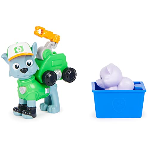 PAW PATROL 6065254, Big Truck Pups, Rocky Action-Figur mit Rettungsdrohne zum Anheften, Kabine als Hauptquartier und tierischem Freund, Kinderspielzeug PAW PATROL 6065254, Big Truck Pups, Rocky Action-Figur mit Rettungsdrohne zum Anheften, Kabine als Hauptquartier und tierischem Freund, Kinderspielzeug von PAW PATROL