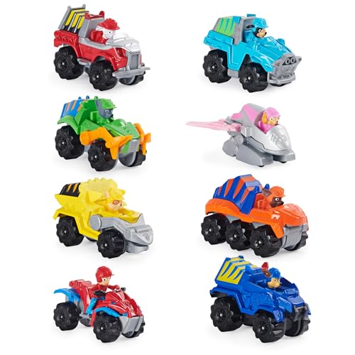 Paw Patrol LA Set mit 8 Fahrzeugen True Metal Dino Rescue – Fahrzeuge aus Metall Mission Dino – 6059296 – Spielzeug für Kinder ab 3 Jahren Paw Patrol LA Set mit 8 Fahrzeugen True Metal Dino Rescue – Fahrzeuge aus Metall Mission Dino – 6059296 – Spielzeug für Kinder ab 3 Jahren von PAW PATROL