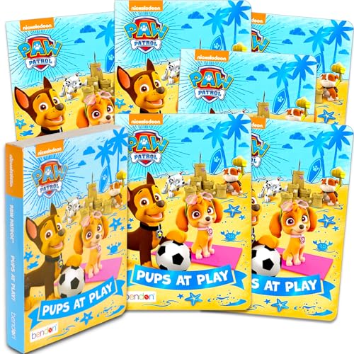 PAW PATROL Partygeschenk-Set für Kinder – 6 Paw Patrol: Welpen beim Spielen Storybooks | Paw Patrol Board Books Großpackung für Jungen und Mädchen von Paw Patrol