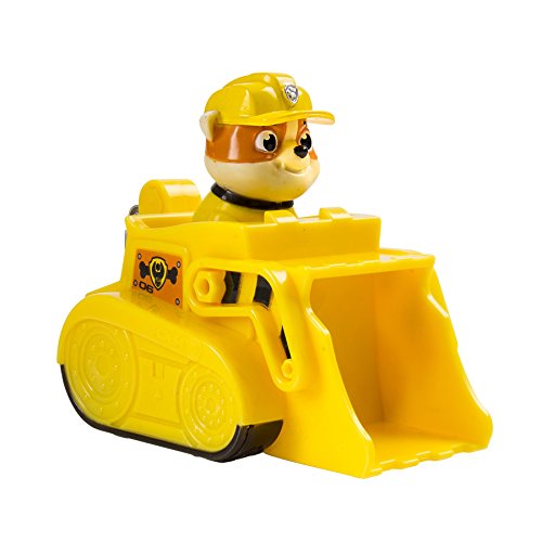 Paw Patrol – Rescue Racer – Rubble im Bagger – Fahrzeug mit integrierter Figur von Paw Patrol