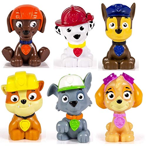 Paw Patrol – Skye, Chase, Marshall, Rubble, Zuma und Rocky – 6 x Mini-Sammelfiguren 5 cm Paw Patrol – Skye, Chase, Marshall, Rubble, Zuma und Rocky – 6 x Mini-Sammelfiguren 5 cm von PAW PATROL