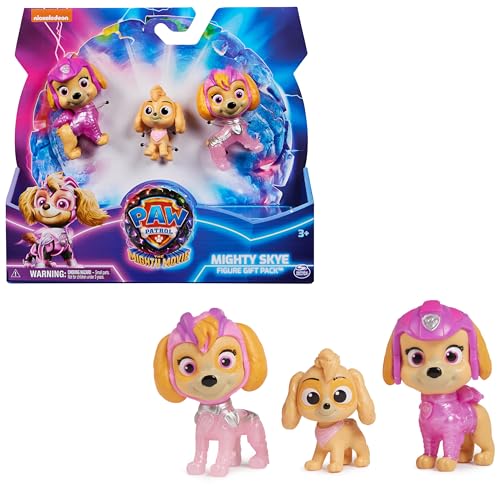 PAW Patrol: Der Mighty Kinofilm, 3-teiliges Spielfiguren-Geschenkset mit Skye in verschiedenen Altersstufen, Spielzeug geeignet für Kinder ab 3 Jahren PAW Patrol: Der Mighty Kinofilm, 3-teiliges Spielfiguren-Geschenkset mit Skye in verschiedenen Altersstufen, Spielzeug geeignet für Kinder ab 3 Jahren von Spin Master