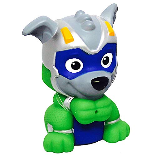 Rocky Mighty Pups Charged Up Paw Patrol Bath Squirter 3" von PAW PATROL